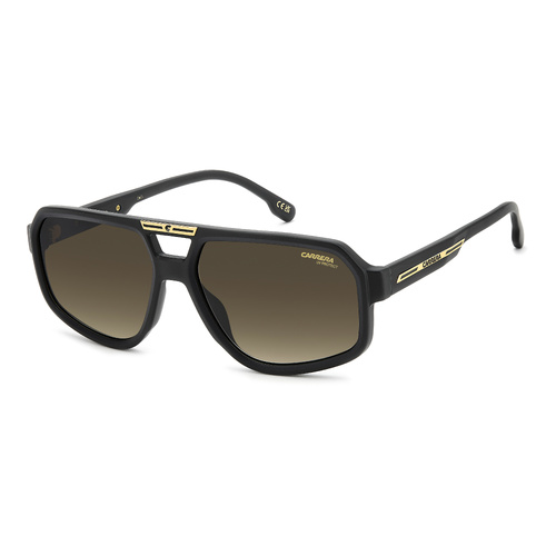 Carrera Victory C 26/S 003 86 59 Matte Black / Black Brown Green Gradient Lenses