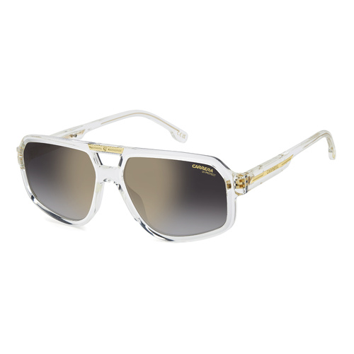 Carrera Victory C 26/S 900 FQ 59 Crystal / Grey Gradient w Gold Mirror Lenses