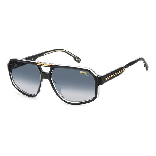 Carrera Victory C 26/S EI7 08 59 Black Crystal / Dark Blue Gradient Lenses