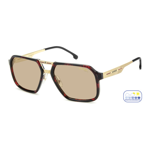 Carrera Victory C 27/S 0UC II 59 Red Havana / Brown Photochromic Lenses