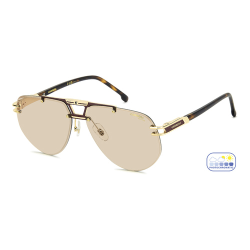 Carrera 1087/S 06J II 63 Gold Havana / Brown Photochromic Lenses