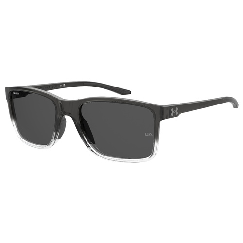 Under Armour UA Hustle XL FS2 M9 59 Grey Shaded Crystal / Grey Polarised Lenses