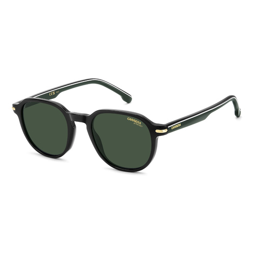 Carrera 376/S 7ZJ QT 50 Black Green / Green Lenses