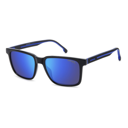 Carrera C Sport 13/S D51 Z0 55 Black Blue / Blue Mirror Lenses