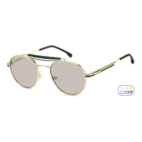 Carrera 381/S PEF 7O 52 Gold Green / Grey Photochromic Lenses