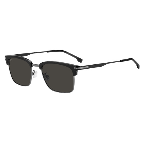 Hugo Boss BOSS 1888/G/S ANS IR 53 Black Dark Ruthenium / Grey Lenses