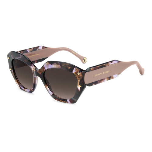 Carolina Herrera HER 0365/S QMJ HA 53 Havana Pearl Pink / Brown Gradient Lenses