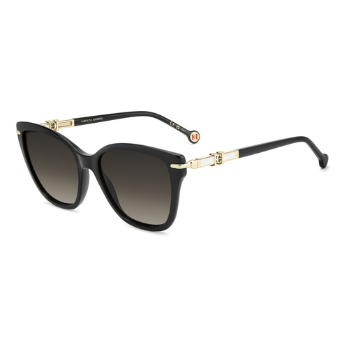Carolina Herrera HER 0379/S 807 HA 55 Black / Brown Gradient Lenses