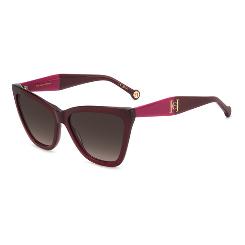 Carolina Herrera HER 0374/S LHF HA 59 Burgundy / Brown Gradient Lenses