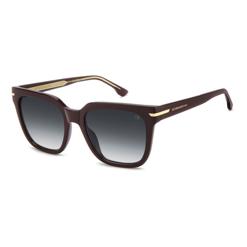 Victoria Beckham VB 1003/S LHF 53 Burgundy / Dark Grey Gradient Lenses