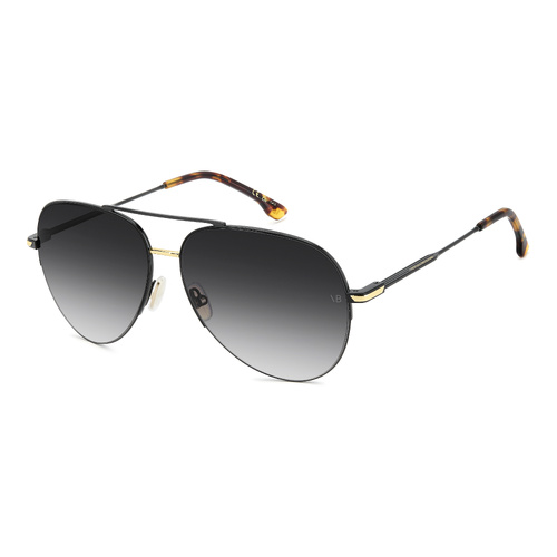 Victoria Beckham VB 1000/S 2M2 62 Black Gold / Dark Grey Gradient Lenses