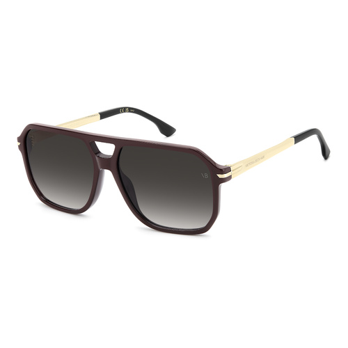 Victoria Beckham VB 1002/S LHF 59 Burgundy / Dark Grey Gradient Lenses