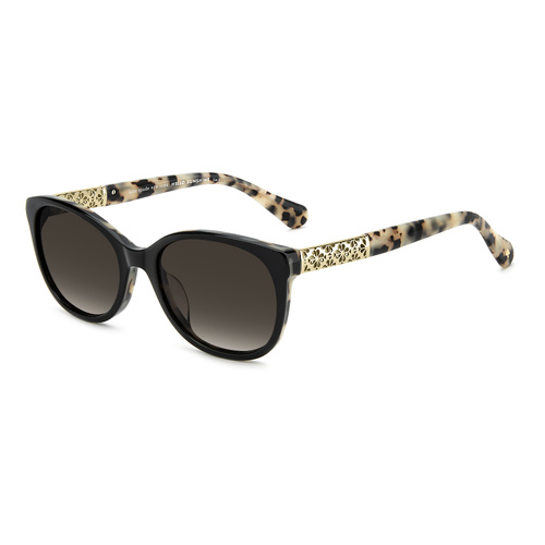 Kate Spade GENEVA 2/G/S WR7 HA 53 Black Havana / Brown Gradient Lenses
