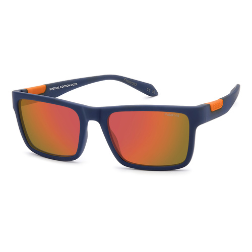Polaroid PLD 2172/ATP/S FLL OZ 55 Matte Blue / Red Mirror Polarised Lenses