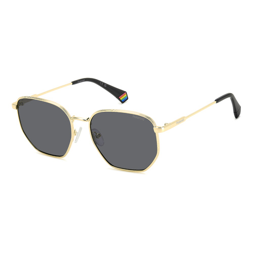 Polaroid PLD 6214/S/XN 2F7 M9 56 Gold Grey / Grey Polarised Lenses