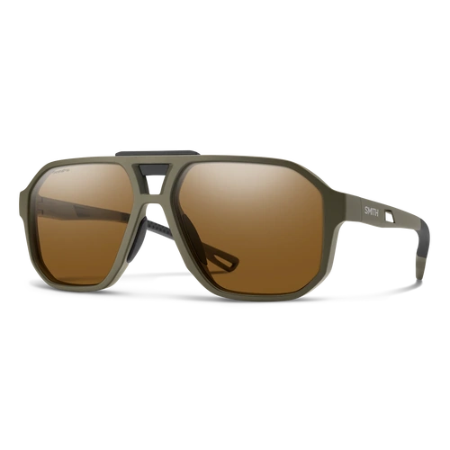 Smith Truss SIF L5 57 Matte Olive Oil / Brown Chromapop Polarised Lenses