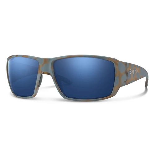 Smith Guide's Choice/N U1F 4J 62 Matte Flint Tarmac Tortoise / Dark Blue Mirror Chromapop Polarised Lenses