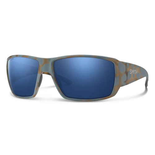 Smith Guide's Choice/N U1F 4J 62 Matte Flint Tarmac Tortoise / Dark Blue Mirror Chromapop Polarised Lenses