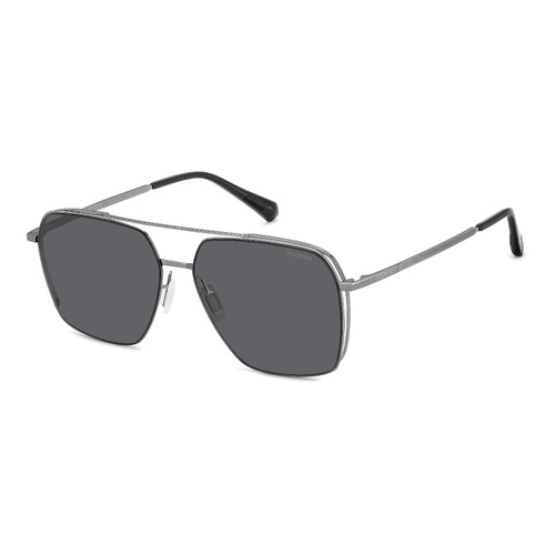 Polaroid PLD CN 0121/F/S KJ1 M9 60 Dark Ruthenium / Grey Polarised Lenses