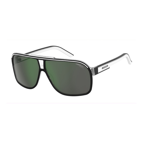 Carrera Grand Prix 2/N/S 80S Q3 64 Black & White / Grey Green Mirror Polarised Lenses