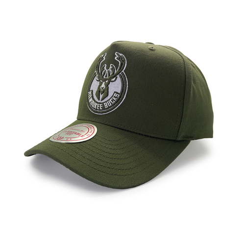 Mitchell & Ness Milwaukee Bucks NBA Classic Red Core Sport Olive OSFM MNMB2002