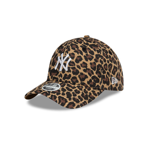 New Era New York Yankees 9Forty Womens Leopard Print OSFM