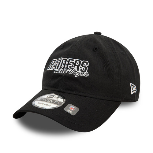 New Era Las Vegas Raiders 9Twenty Script Black OSFM