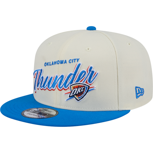 New Era Oklahoma City Thunder 9Fifty Two Tone Script Beige/Blue OSFM