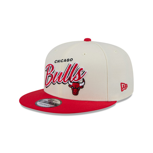 New Era Chicago Bulls 9Fifty Two Tone Script Beige/Red OSFM