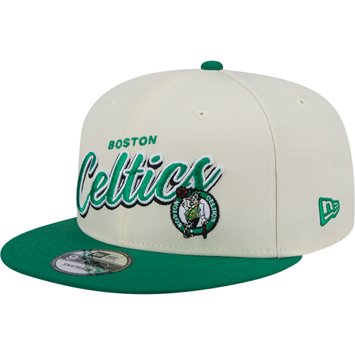 New Era Boston Celtics 9Fifty Two Tone Script Beige/Green OSFM