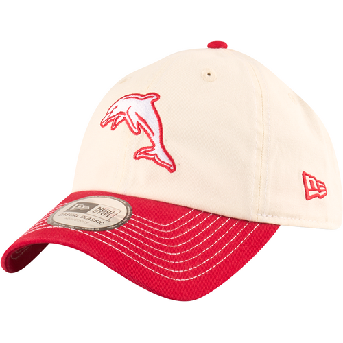 New Era The Dolphins Casual Classic Two Tone Chrome Contrast Beige OSFM