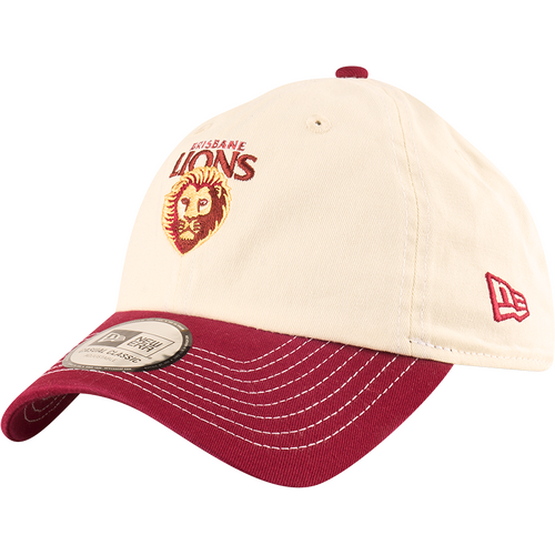 New Era Brisbane Lions Casual Classic Two Tone Chrome Contrast Beige OSFM