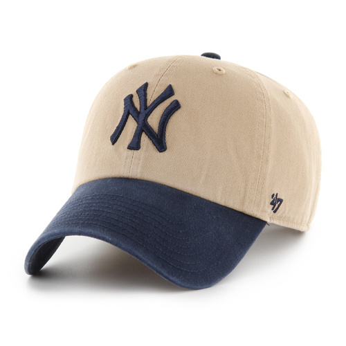 47 Brand New York Yankees Clean Up Two Tone Khaki/Vintage Navy OSFM