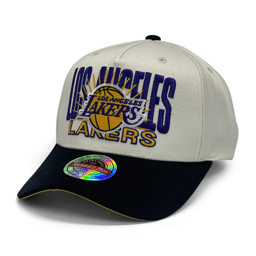 Mitchell & Ness Los Angeles Lakers MVP Post Up Vintage White OSFM