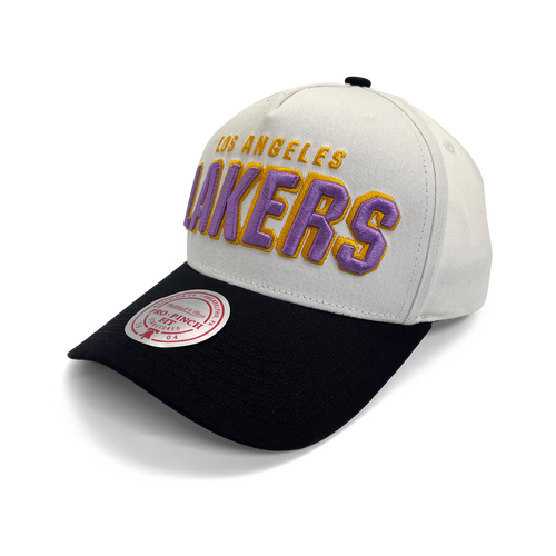 Mitchell & Ness Los Angeles Lakers Pro Pinch Draft Day Vintage White/Black OSFM