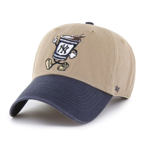 47 Brand New York Yankees Clean Up Cartoon Icon Khaki OSFM