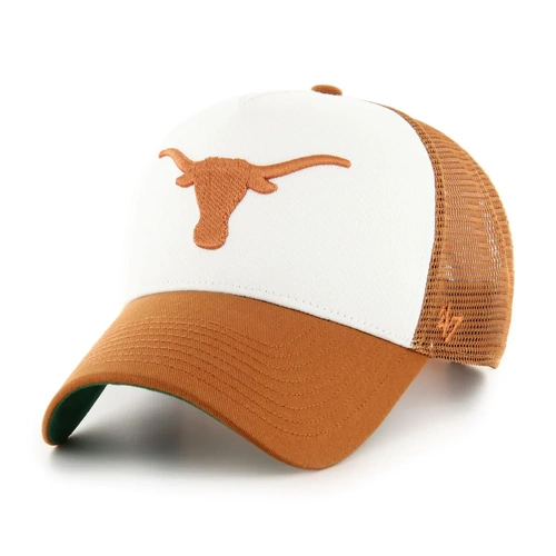 47 Brand Texas Longhorns Offside DT Ballpark Mesh White/Burnt Orange OSFM