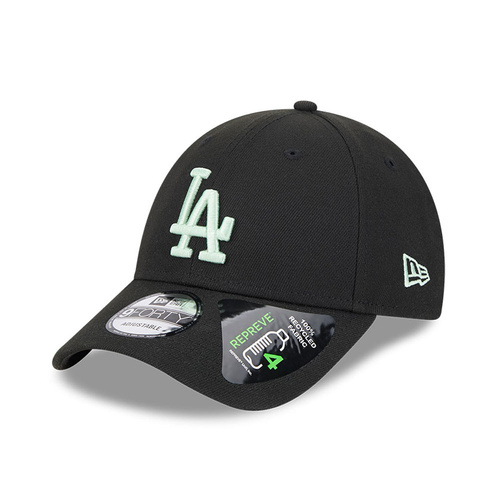New Era Los Angeles Dodgers 9Forty Peppermint Repreve Black OSFM