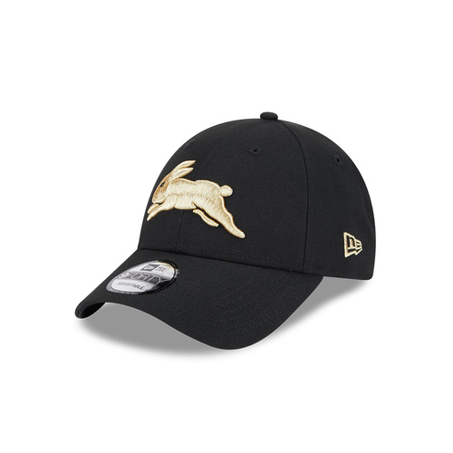 New Era South Sydney Rabbitohs 9Forty Kick Off 25 Black/Gold OSFM