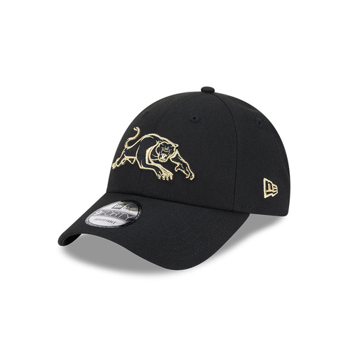 New Era Penrith Panthers 9Forty Kick Off 25 Black/Gold OSFM