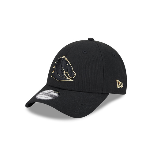 New Era Brisbane Broncos 9Forty Kick Off 25 Black/Gold OSFM