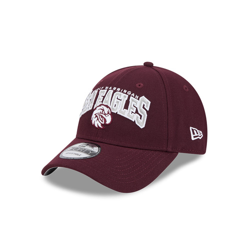 New Era Manly Sea Eagles 9Forty Logo Arch Maroon OSFM