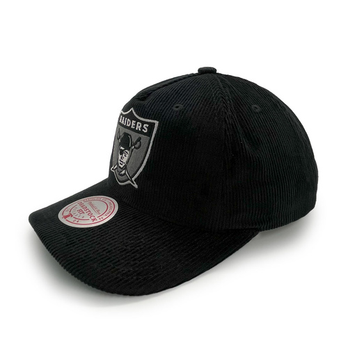 Mitchell & Ness Las Vegas Raiders Corduroy Retro Origins Black OSFM