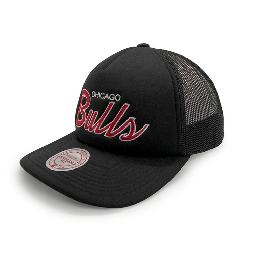 Mitchell & Ness Chicago Bulls Trucker Classic Script Black OSFM