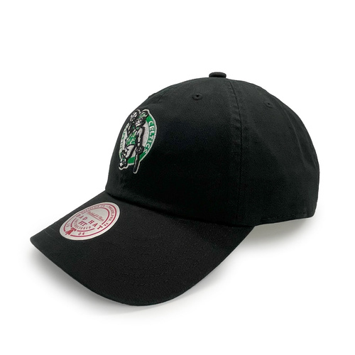 Mitchell & Ness Boston Celtics Dad Hat Team Logo Black OSFM