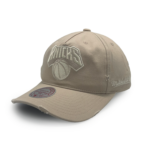 Mitchell & Ness New York Knicks Deadstock Origins Distressed Patch Gravel Stone OSFM