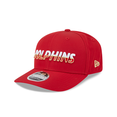 New Era The Dolphins 9Seventy Prolite Split Script Red OSFM