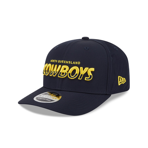 New Era North Queensland Cowboys 9Seventy Prolite Split Script Navy OSFM