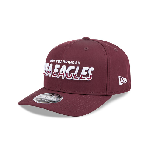 New Era Manly Sea Eagles 9Seventy Prolite Split Script Maroon OSFM