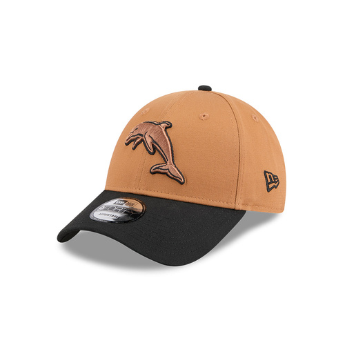 New Era The Dolphins 9Forty Two-Tone Bronzed Light Bronze/Black OSFM
